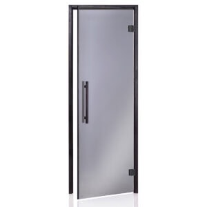 Black Aspen Jamb - Frameless Glass Door