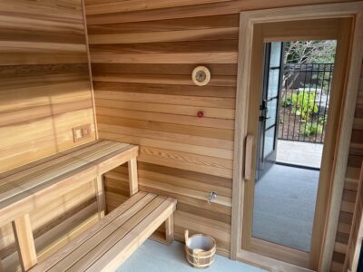 Cedar Sauna Bench